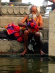 Bathing in River Ganges Varanasi India