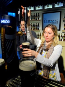 Learning to pour Guinness